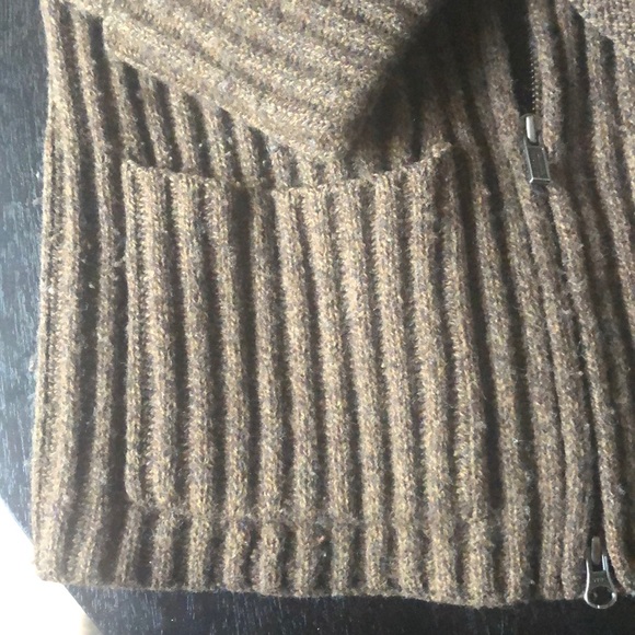 Banana Republic suede knit jacket - Picture 2 of 8